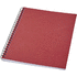 Desk-Mate® värillinen kierremuistivihko, A5, punainen liikelahja logopainatuksella