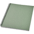 Desk-Mate® värillinen kierremuistivihko, A5, vihreä liikelahja logopainatuksella