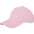 Doyle-lippalakki, 5-paneelinen, vaaleanpunainen liikelahja logopainatuksella