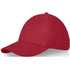 Drake-puuvillalippalakki, 6-paneelinen, punainen liikelahja logopainatuksella