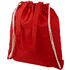 Eliza 240 g/m² -puuvillareppu kiristysnyörillä 6L, punainen lisäkuva 4