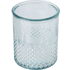 Estrel-tuikkukuppi kierrätyslasista, läpikuultava-valkoinen liikelahja logopainatuksella