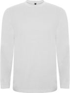 Extreme miesten pitkähihainen t-paita, valkoinen liikelahja logopainatuksella