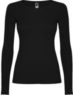 Extreme naisten pitkähihainen t-paita, musta liikelahja logopainatuksella