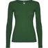 Extreme naisten pitkähihainen t-paita, pullo-vihreä liikelahja logopainatuksella