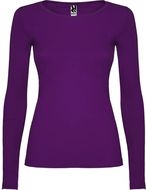 Extreme naisten pitkähihainen t-paita, violetti liikelahja logopainatuksella