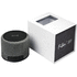 Fiber Bluetooth® -kaiutin, langattomasti latautuva, musta liikelahja logopainatuksella