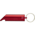 Flare kierrätetystä alumiinista valmistettu LED-valo ja pullonavaaja avainketjulla, punainen lisäkuva 2