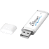 Flat-USB-muistitikku, 4 Gt, valkoinen lisäkuva 1