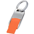 Flip-USB, oranssi liikelahja logopainatuksella