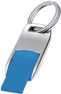 Flip-USB, sininen liikelahja logopainatuksella