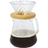 Geis 500 ml:n lasinen kahvinkeitin, läpikuultava-valkoinen, luonnollinen liikelahja logopainatuksella