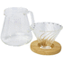 Geis 500 ml:n lasinen kahvinkeitin, läpikuultava-valkoinen, luonnollinen lisäkuva 6