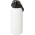 Giganto 1 600 ml:n RCS-sertifioidusta kierrätetystä ruostumattomasta teräksestä valmistettu kuparityhjiöeristetty pullo, valkoinen liikelahja logopainatuksella