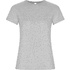 Golden naisten lyhythihainen t-paita, harmaa-kanerva liikelahja logopainatuksella
