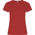 Golden naisten lyhythihainen t-paita, punainen liikelahja logopainatuksella