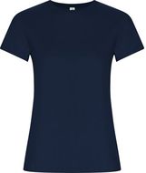 Golden naisten lyhythihainen t-paita, tummansininen liikelahja logopainatuksella