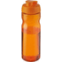 H2O Active® Base 650 ml läppäkantinen urheilujuomapullo, oranssi liikelahja logopainatuksella