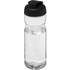 H2O Active® Base Tritan 650 ml urheilujuomapullo pikalukittavalla korkilla, läpikuultava-valkoinen, musta liikelahja logopainatuksella