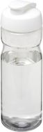 H2O Active® Base Tritan 650 ml urheilujuomapullo pikalukittavalla korkilla, valkoinen, läpikuultava-valkoinen liikelahja logopainatuksella
