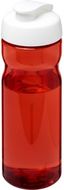 H2O Active® Base Tritan 650 ml urheilujuomapullo pikalukittavalla korkilla, valkoinen, punainen liikelahja logopainatuksella