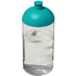 H2O Active® Bop 500 ml kupukantinen pullo, läpikuultava-valkoinen, aqua-blue liikelahja logopainatuksella