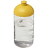 H2O Active® Bop 500 ml kupukantinen pullo, läpikuultava-valkoinen, keltainen liikelahja logopainatuksella