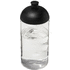 H2O Active® Bop 500 ml kupukantinen pullo, läpikuultava-valkoinen, musta liikelahja logopainatuksella