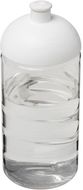 H2O Active® Bop 500 ml kupukantinen pullo, valkoinen, läpikuultava-valkoinen liikelahja logopainatuksella