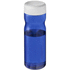 H2O Active® Eco Base 650 ml vesipullo kierrekannella, valkoinen, sininen liikelahja logopainatuksella