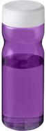 H2O Active® Eco Base 650 ml vesipullo kierrekannella, valkoinen, violetti liikelahja logopainatuksella