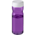 H2O Active® Eco Base 650 ml vesipullo kierrekannella, valkoinen, violetti liikelahja logopainatuksella