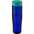 H2O Active® Eco Tempo 700 ml:n urheilujuomapullo kierrekorkilla, sininen, vesi-vihreä liikelahja logopainatuksella