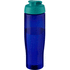 H2O Active® Eco Tempo 700 ml:n urheilujuomapullo läppäkannella, sininen, vesi-vihreä liikelahja logopainatuksella