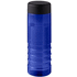 H2O Active® Eco Treble 750 ml:n urheilujuomapullo kierrekannella, sininen, musta liikelahja logopainatuksella