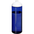H2O Active® Eco Vibe 850 ml:n juomapullo kupukannella, valkoinen, sininen liikelahja logopainatuksella