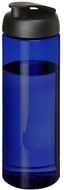 H2O Active® Eco Vibe 850 ml:n juomapullo läppäkannella, sininen, musta liikelahja logopainatuksella