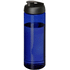 H2O Active® Eco Vibe 850 ml:n juomapullo läppäkannella, sininen, musta liikelahja logopainatuksella