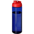 H2O Active® Eco Vibe 850 ml:n juomapullo läppäkannella, sininen, punainen liikelahja logopainatuksella