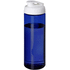 H2O Active® Eco Vibe 850 ml:n juomapullo läppäkannella, valkoinen, sininen liikelahja logopainatuksella