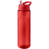H2O Active® Eco Vibe 850 ml:n juomapullo sporttikannella, punainen liikelahja logopainatuksella