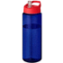 H2O Active® Eco Vibe 850 ml:n juomapullo sporttikannella, sininen, punainen liikelahja logopainatuksella