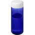 H2O Active® Octave Tritan 600 ml urheilujuomapullo kierrekorkilla, valkoinen, sininen liikelahja logopainatuksella