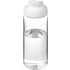 H2O Active® Octave Tritan 600 ml urheilujuomapullo pikalukittavalla korkilla, valkoinen, läpikuultava-valkoinen liikelahja logopainatuksella