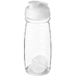 H2O Active® Pulse 600 ml -shakerpullo, valkoinen, läpikuultava-valkoinen liikelahja logopainatuksella