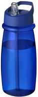 H2O Active® Pulse 600 ml -urheilujuomapullo kaatonokkakannella, sininen liikelahja logopainatuksella