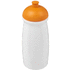 H2O Active® Pulse 600 ml kupukantinen urheilujuomapullo, valkoinen, oranssi liikelahja logopainatuksella