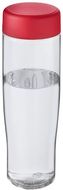 H2O Active® Tempo 700 ml vesipullo kierrekannella, läpikuultava-valkoinen, punainen liikelahja logopainatuksella