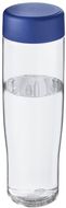 H2O Active® Tempo 700 ml vesipullo kierrekannella, läpikuultava-valkoinen, sininen liikelahja logopainatuksella