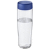 H2O Active® Tempo 700 ml vesipullo kierrekannella, läpikuultava-valkoinen, sininen liikelahja logopainatuksella
